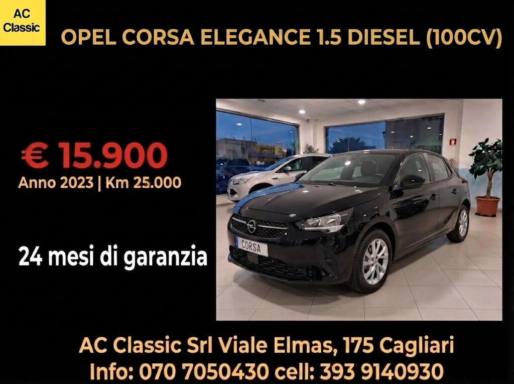 Opel Corsa Elegance 1.5 diesel ( 100 cv)