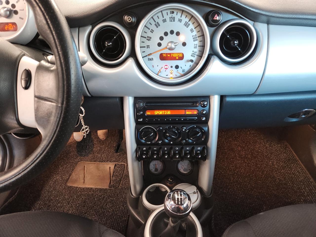 Mini 1.6 16V Cooper Tagliandata ok ASI neopatentati
