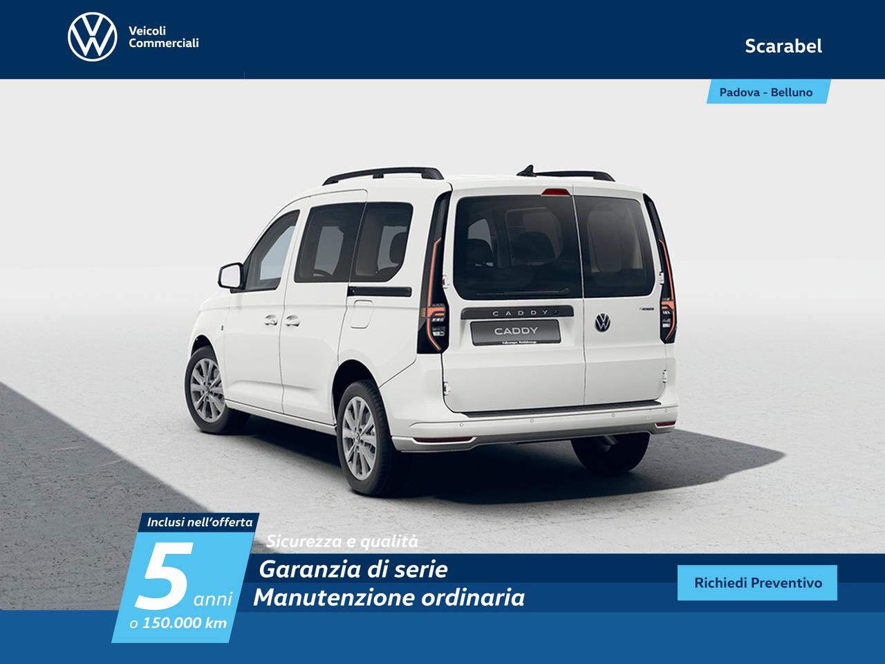 Volkswagen Caddy n1 2.0 tdi 102cv life