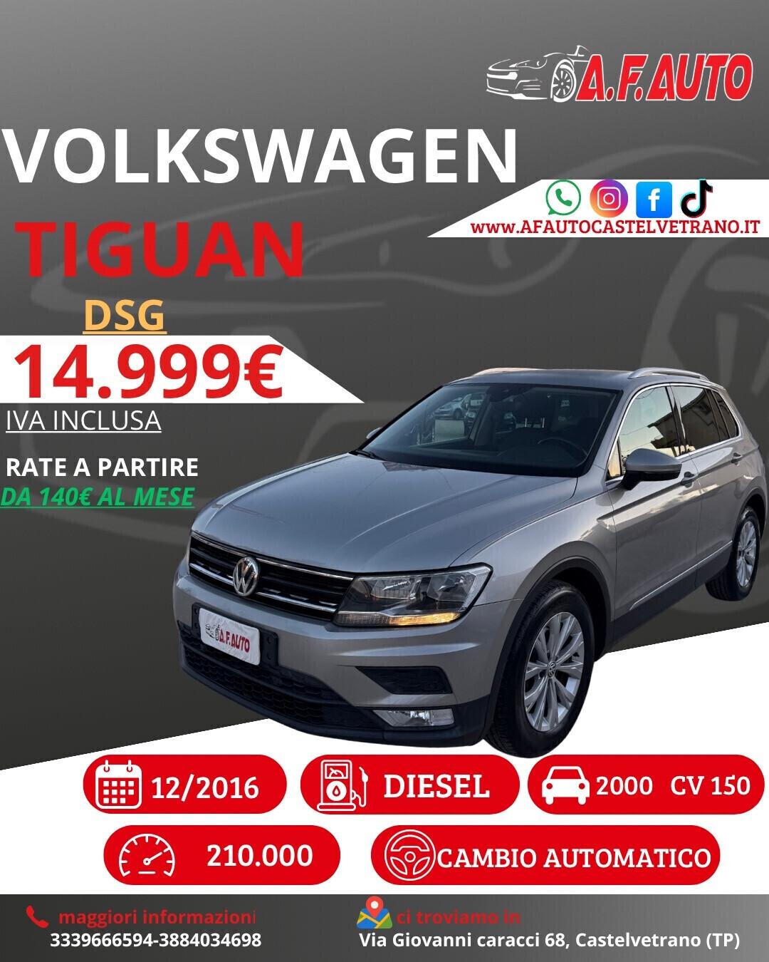Volkswagen Tiguan 2.0 TDI SCR DSG Style BlueMotion Technology