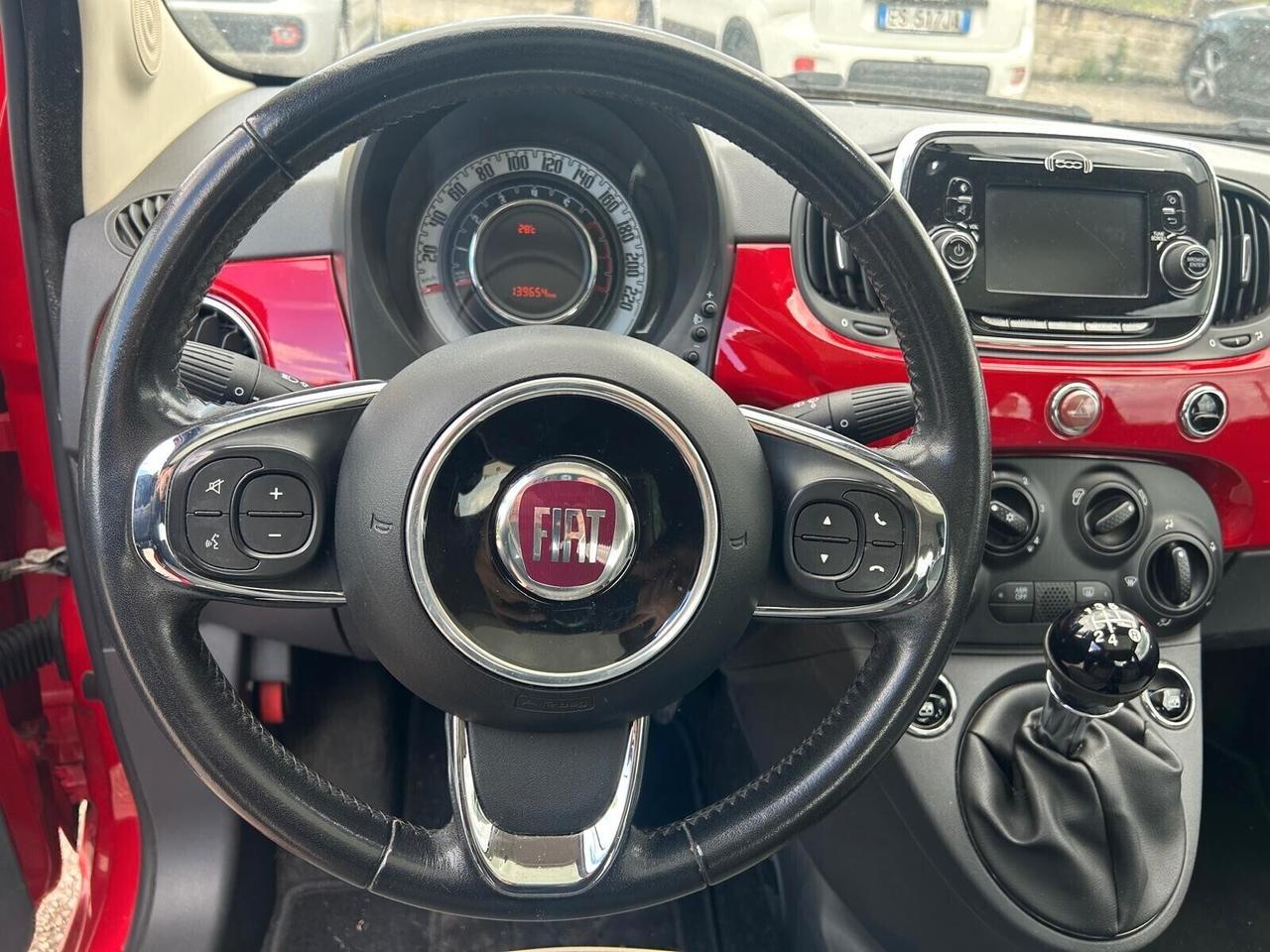 Fiat 500 1.2 Riva ,garantita-neopatentati- 2017