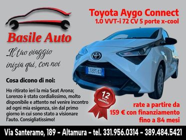 Toyota Aygo Connect 1.0 VVT-i 72 CV 5 porte x-cool