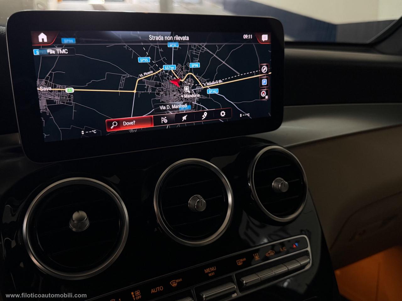 MERCEDES-BENZ GLC 300 de 4M Plug-in hyb. Coupé Sport PELLE - FARI LED FULL!!