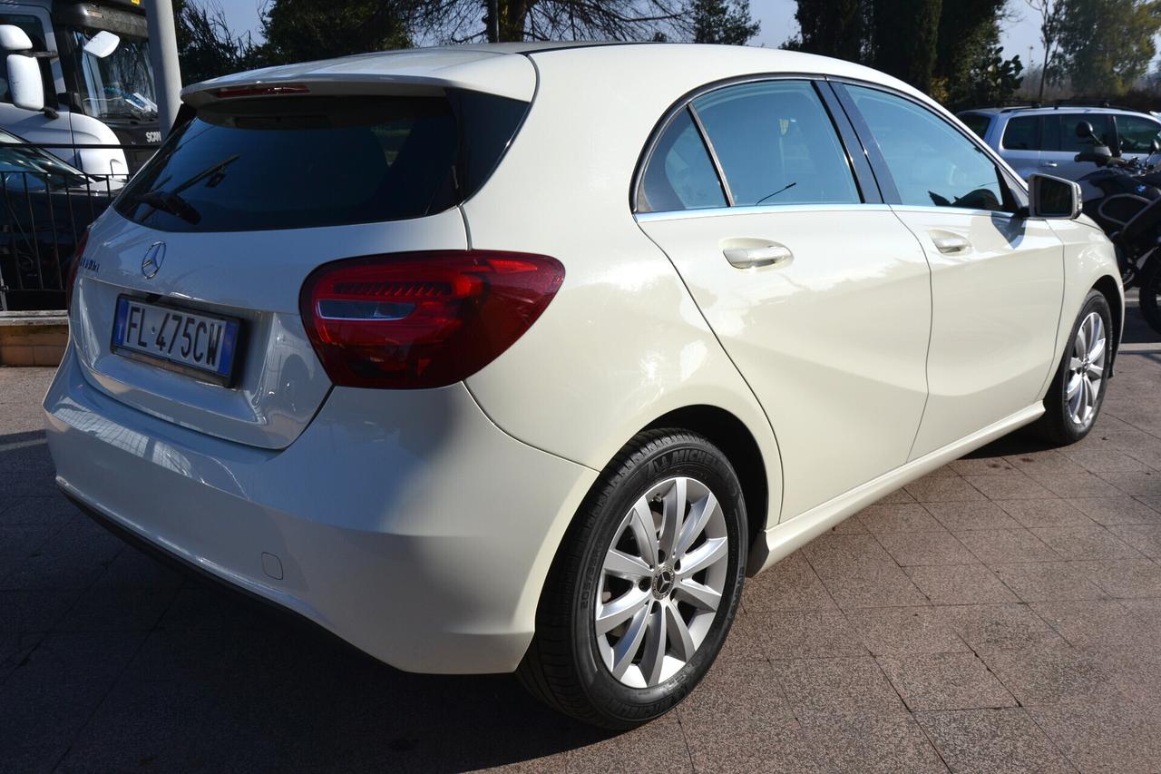 Mercedes-benz A 180 1.5 D 109CV 6M NAVI+PELLE+RCAM+CRUISE+CERCHI+EURO6