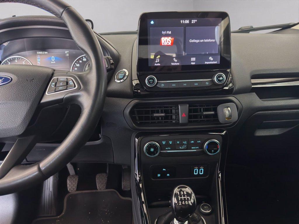 FORD EcoSport 1.0 ecoboost Titanium 100cv my19 del 2019