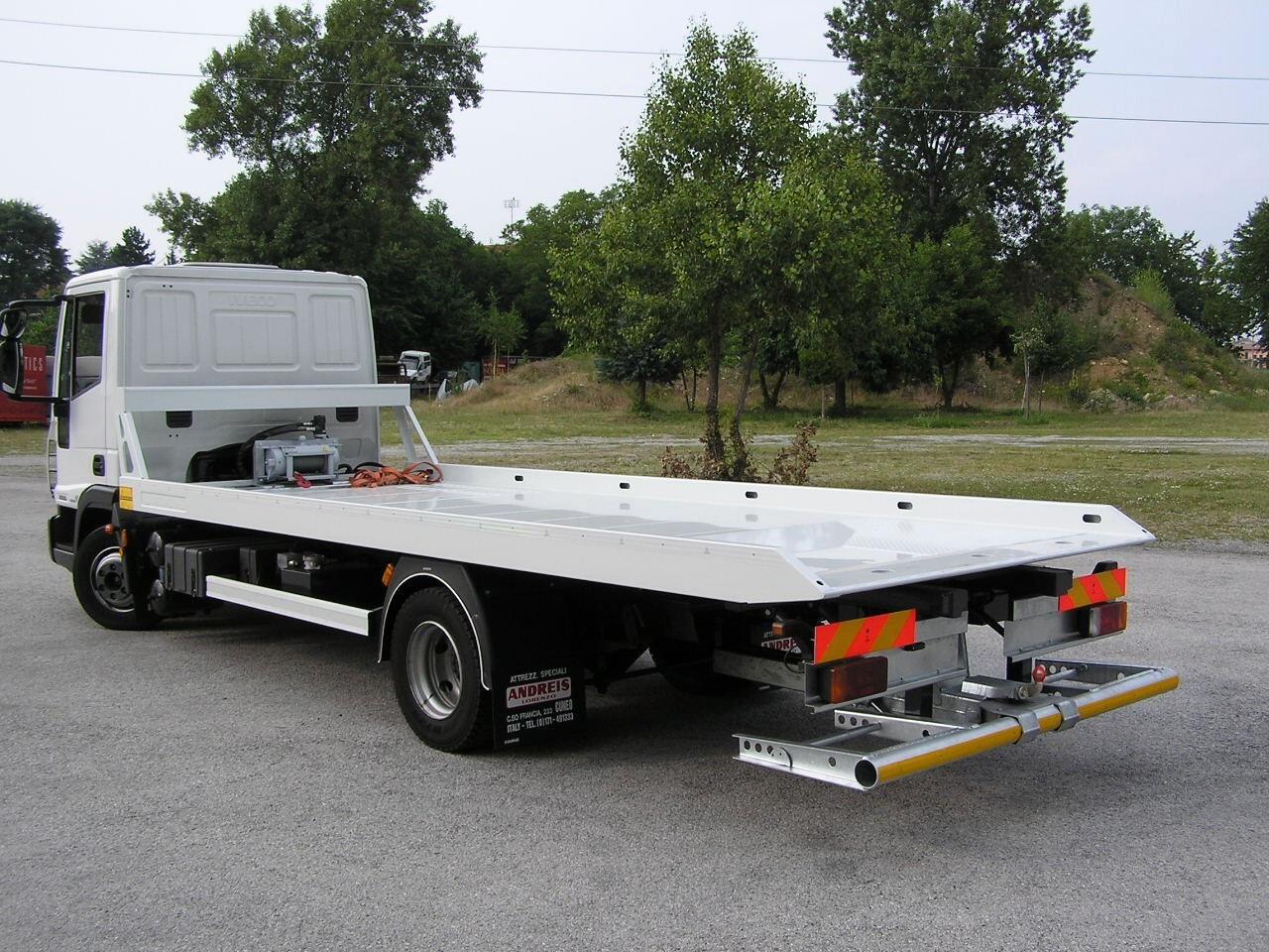 Carro attrezzi Eurocargo 100E19P pianale scarrabile e forca nuovo