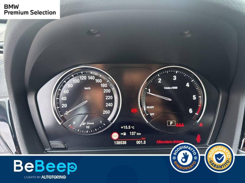 BMW X1 SDRIVE18D XLINE PLUS AUTO