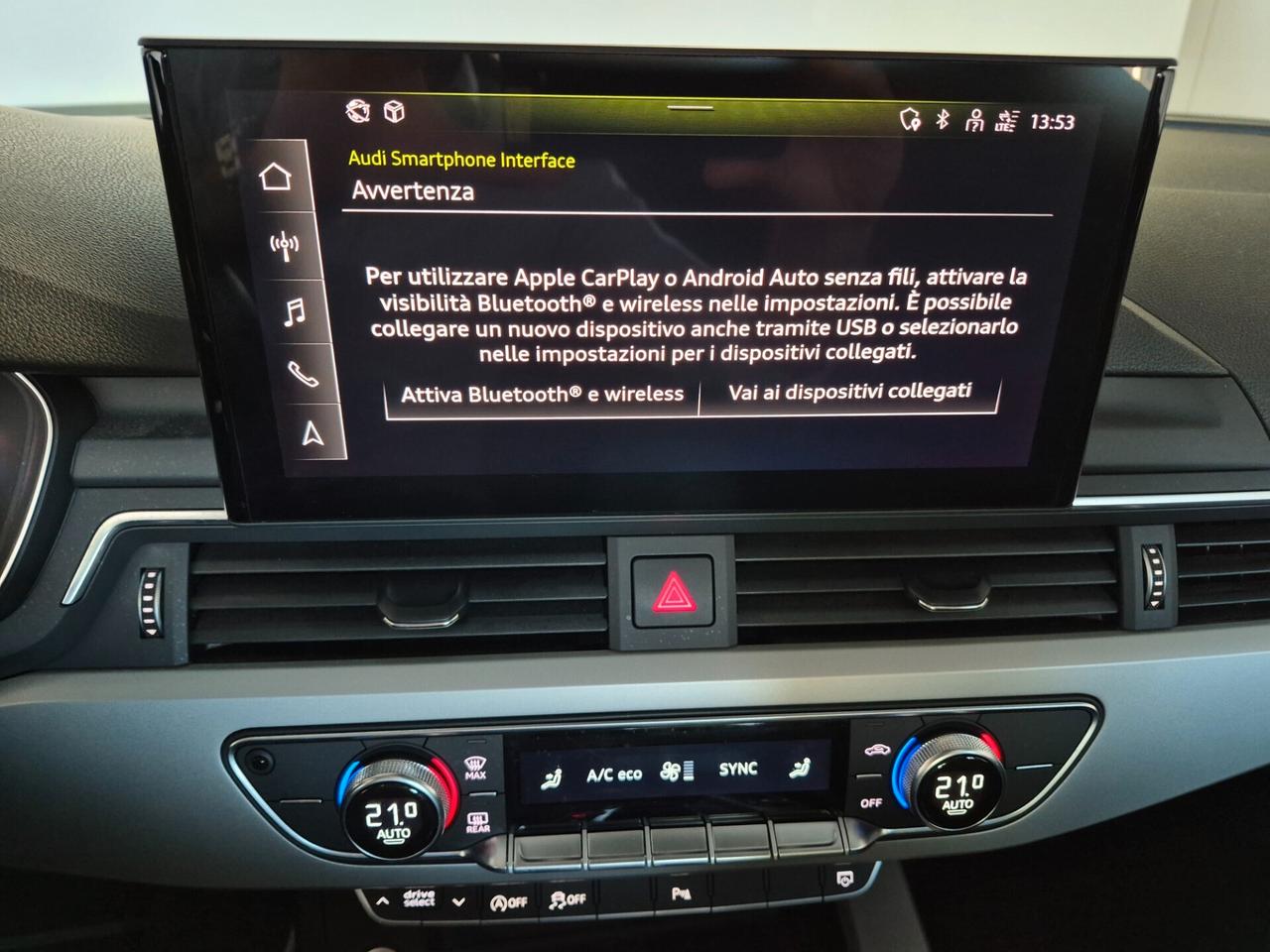Audi A4 AVANT 2.0 TFSI/MHEV S LINE EDITION QUATTRO S-TRONIC TETTO PANORAMICO APRIBILE MATRIX NAVI APPLE CAR PLAY/ANDROID AUTO