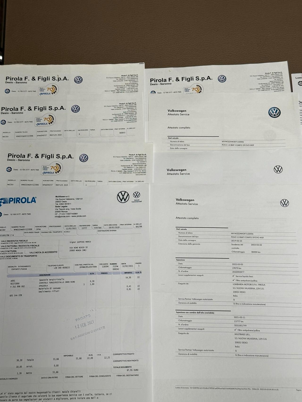 Volkswagen Polo 5p 1.0 evo Comfortline
