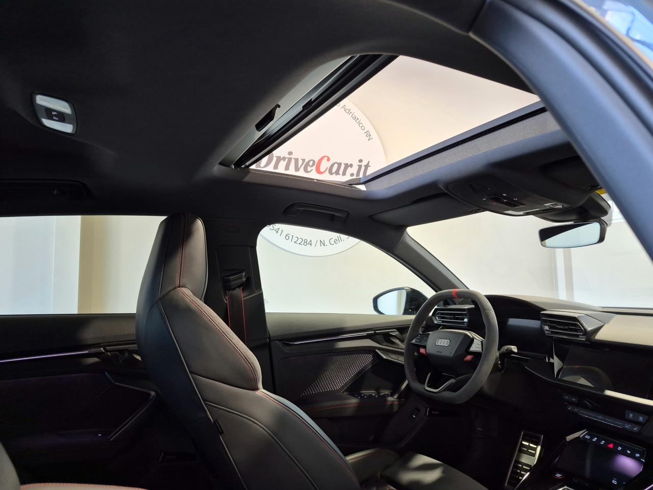 Audi A3 RS3 SPB SCARICHI TETTO MATRIX CARBONIO SONOS PELLE ACC PINZE ROSSE C19 280KM/H