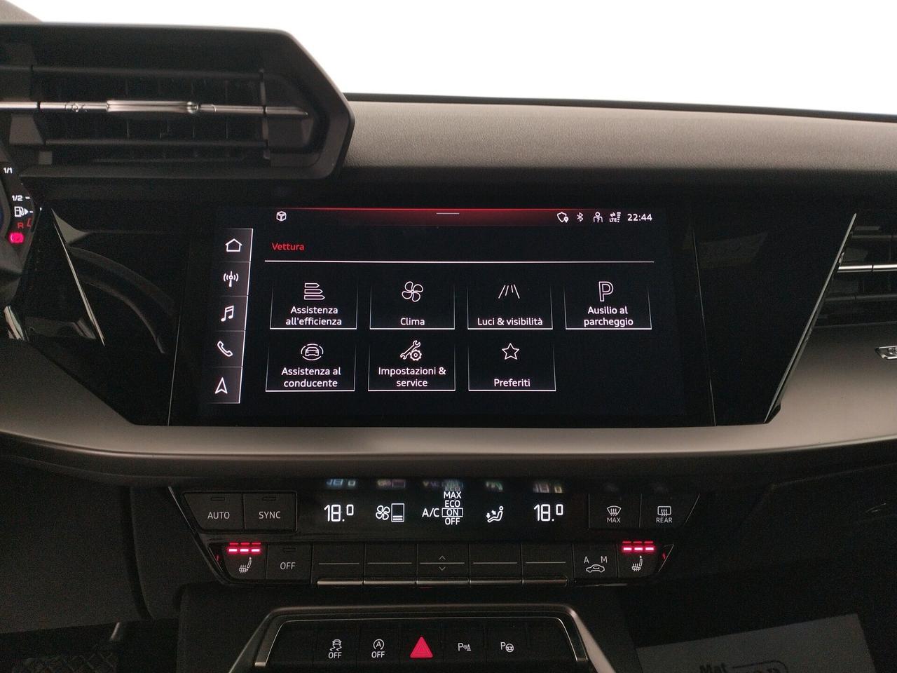 AUDI A3 Sportback 30 1.0 tfsi mhev s-tronic - GARANZIA AUDI -NEOPATENTATI