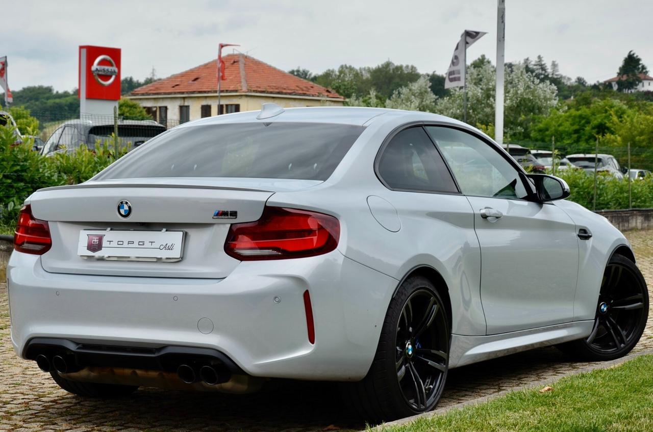 BMW M2 COUPE 3.0 COMPETITION 411cv DKG, TUTTI SERVICE UFF BMW, UFF ITALIANA, EURO 6D, HI-FI HARMAN/KARDON, RETROCAMERA, PERMUTE