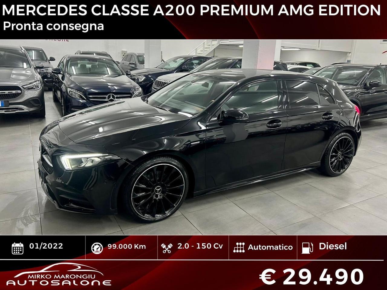 Mercedes classe A 200 d AMG Premium PROMO FINANZIABILE