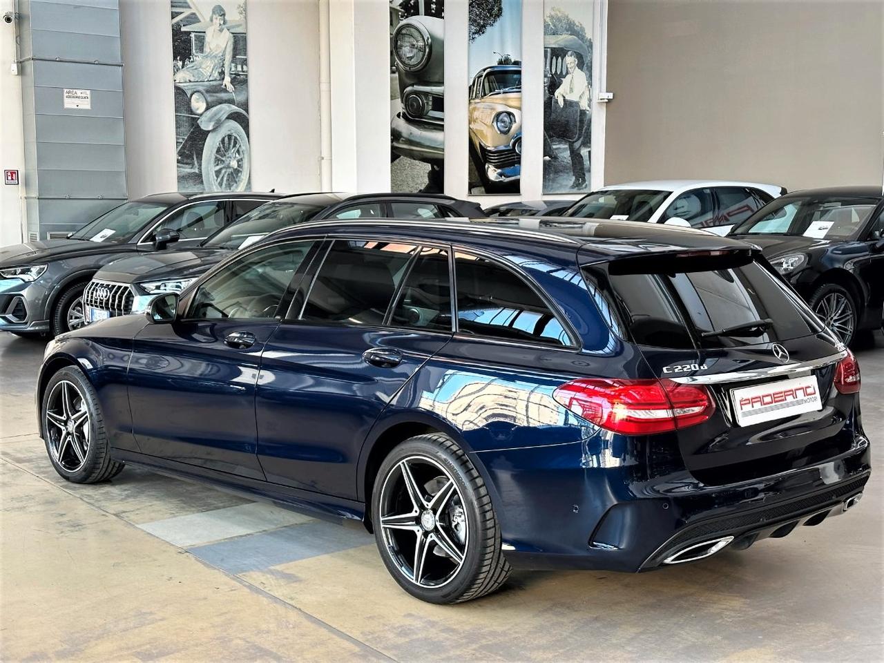 Mercedes C 220 D SW 4Matic Premium AMG Auto-18"-Pelle-AirMatic D/C