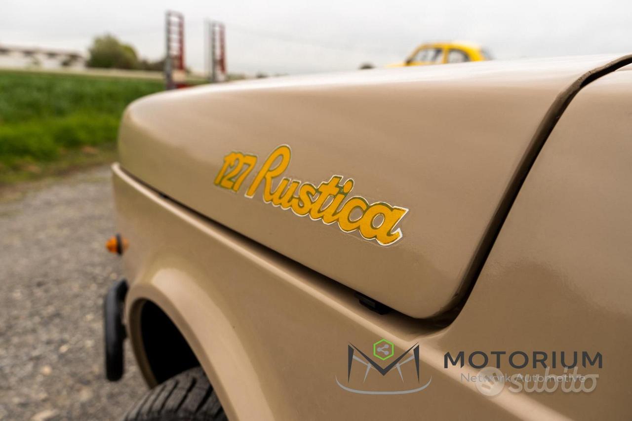 Fiat 127 "RUSTICA" - TARGA NERA ORIGINALE