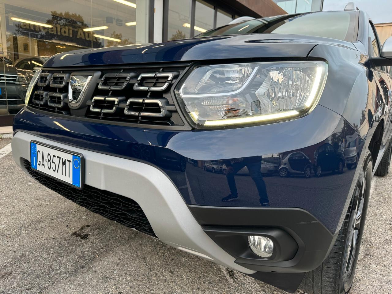 Dacia Duster 1.0 TCe 100 CV ECO-G 4x2 Prestige,UNICO PROP.,NAVY,17,VETRI SCURI,