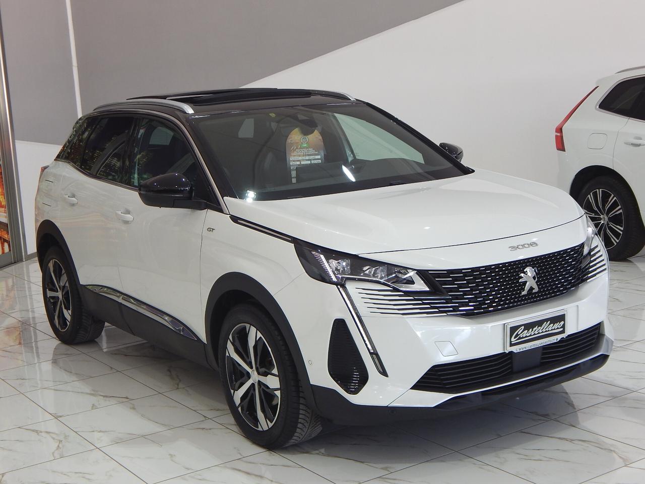 Peugeot 3008 1.5 bluehdi GT Pack EAT8 TETTO-NAVI-PELLE-PARK-LED