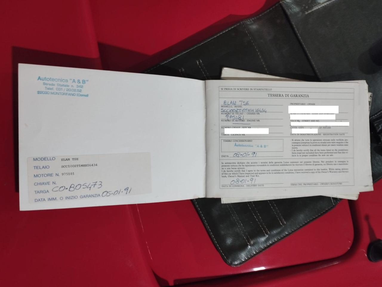 Lotus Elan S1 1.6 turbo 16V