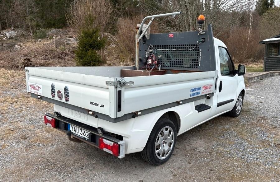 DOBLO 3 POSTI WORK UP CASSONATO CASSONE CLIMA OK NEOPATENTATI GRU 250 KG