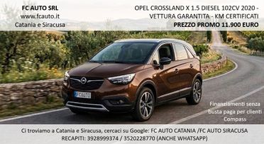 Opel Crossland X 1.5 diesel 2020 - UNI PROP