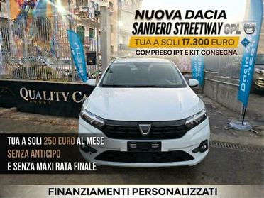 DACIA SANDERO STREETWAY GPL NUOVA A 250 EURO AL MESE