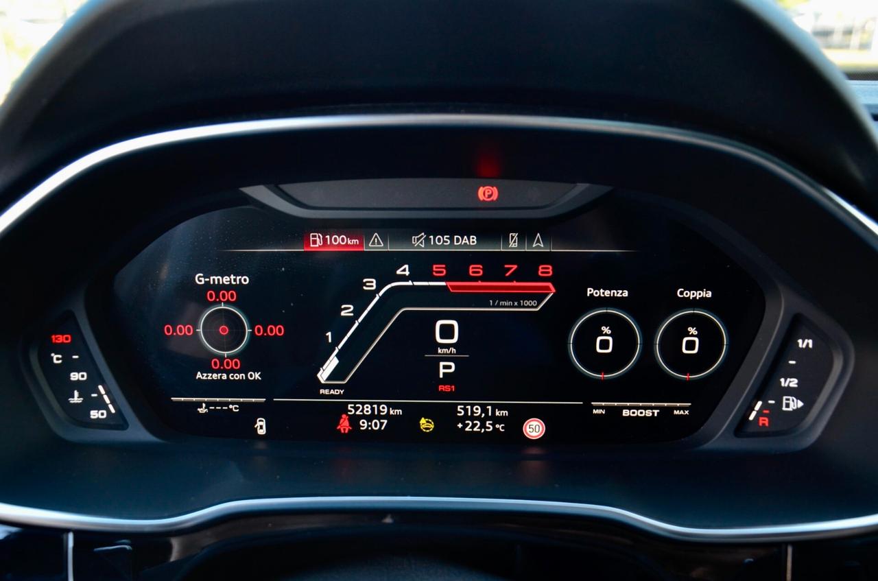 AUDI RSQ3 SPORTBACK 2.5 EDITION 10 YEARS QUATTRO 400cv S-TRONIC, BOLLO E SUPER 4/27, CARBOCERAMICA, TETTO, SEDILI CARBONIO, MATRIX, HI-FI SONOS, PERMUTE