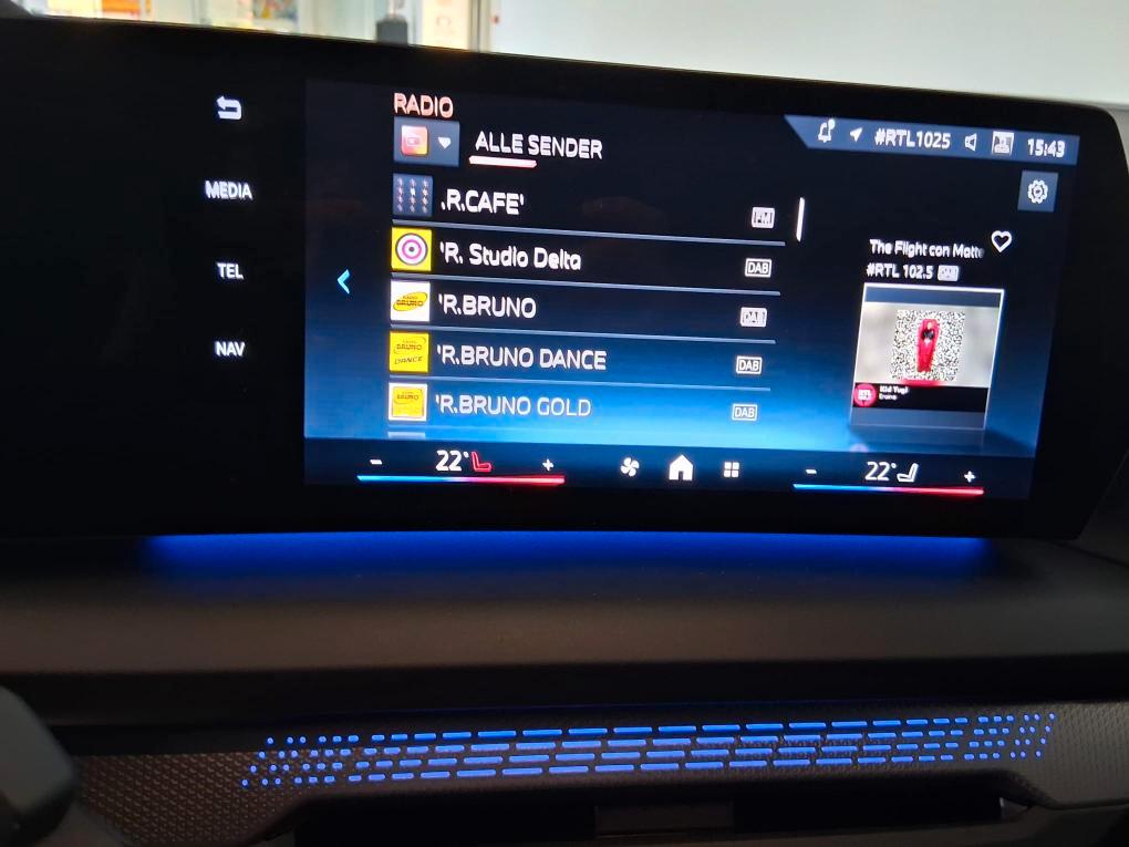 BMW 120D M SPORT impianto harman kardon/head up/telecam.360