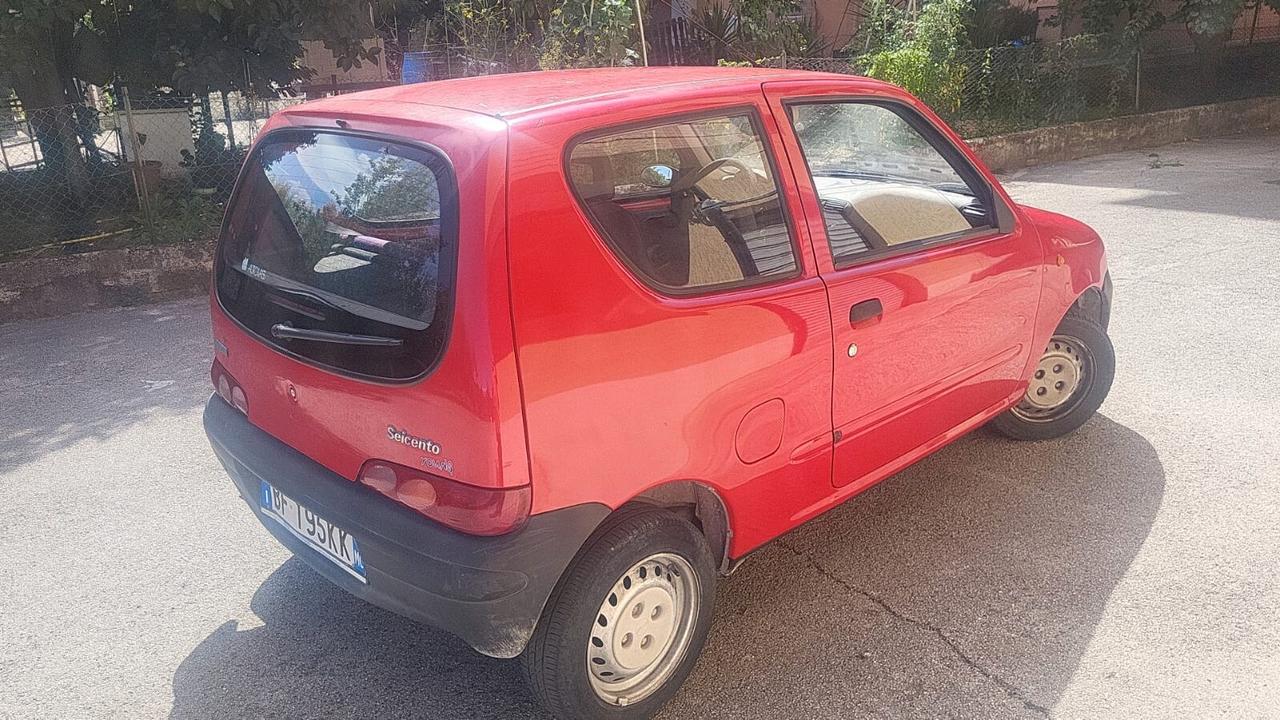 FIAT SEICENTO-900-METANO-MOTORE SOSTITUITO