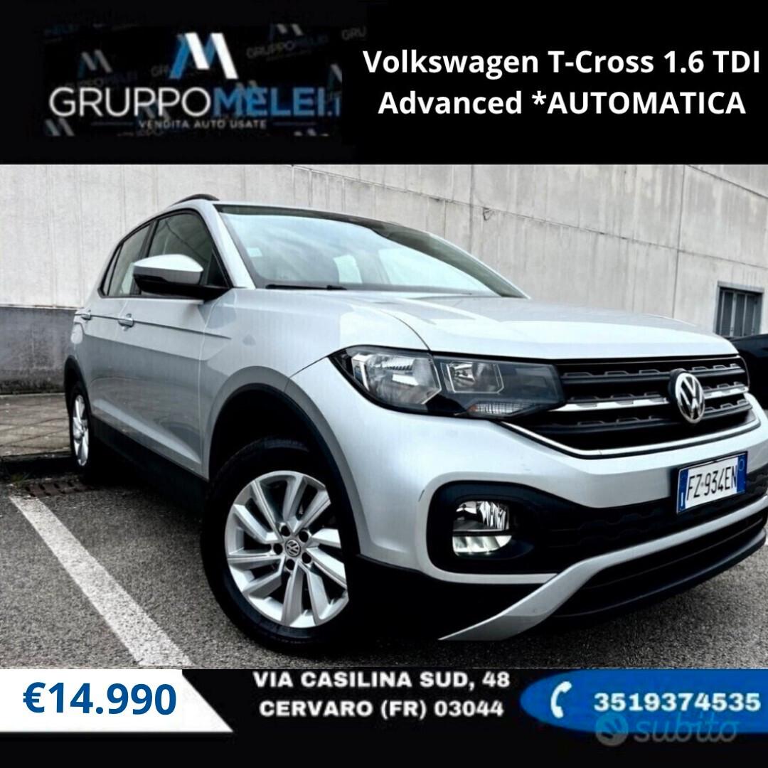 Volkswagen T-Cross 1.6 TDI Advanced *AUTOMATICA