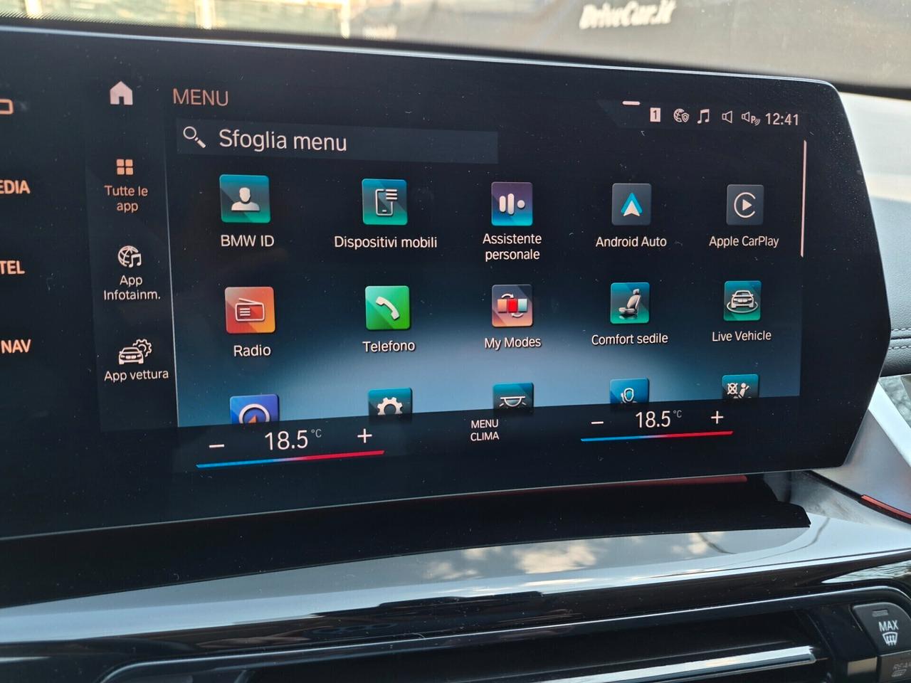 BMW X1 18D XLINE SDRIVE STEPTRONIC GANCIO PELLE APPLE CARPLAY / ANDROID AUTO E NAVI