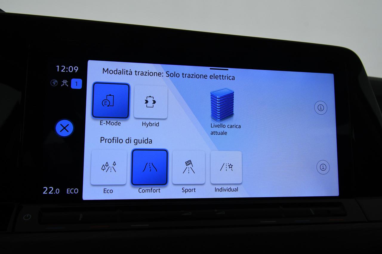 VOLKSWAGEN Golf 1.4 tsi ehybrid Style 204cv dsg ACC+APP CONNECT+FULL LED