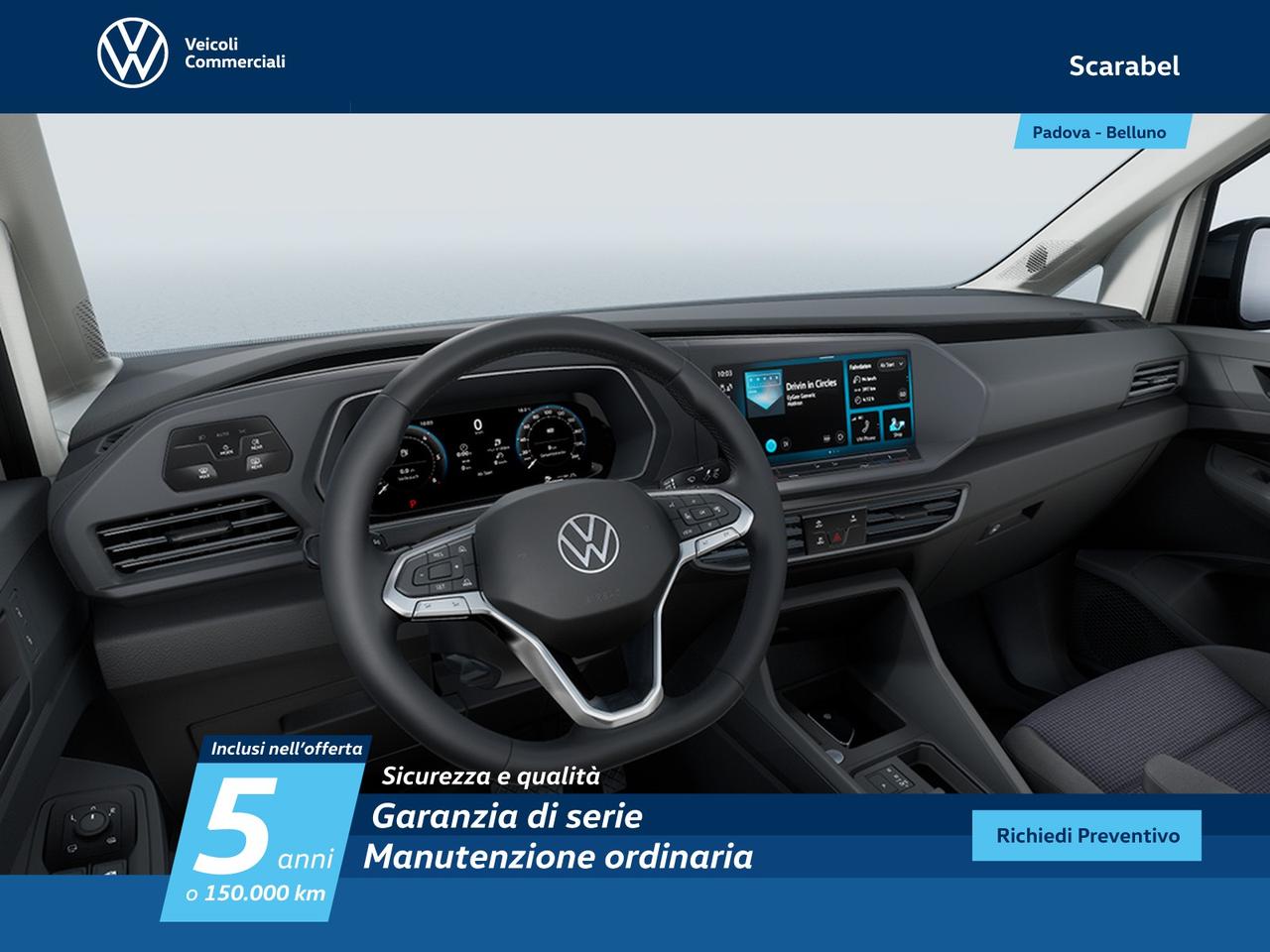 Volkswagen Caddy cargo 2.0 tdi 122cv business dsg7 my24