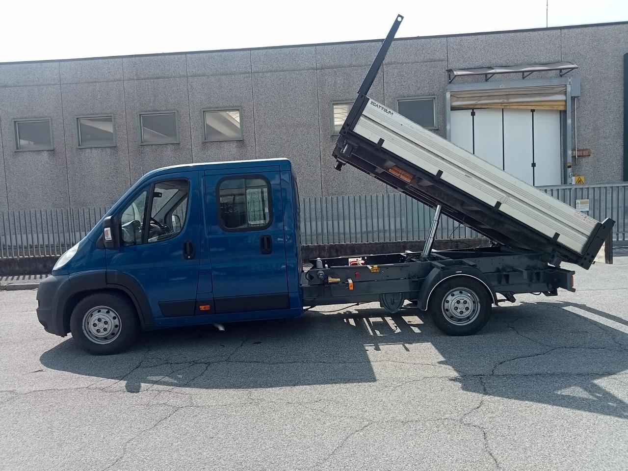 AUTOCARRO FIAT DUCATO CON CASSONE RIBALTABILE TRILATERALE CON CABINA ALLUNGATA