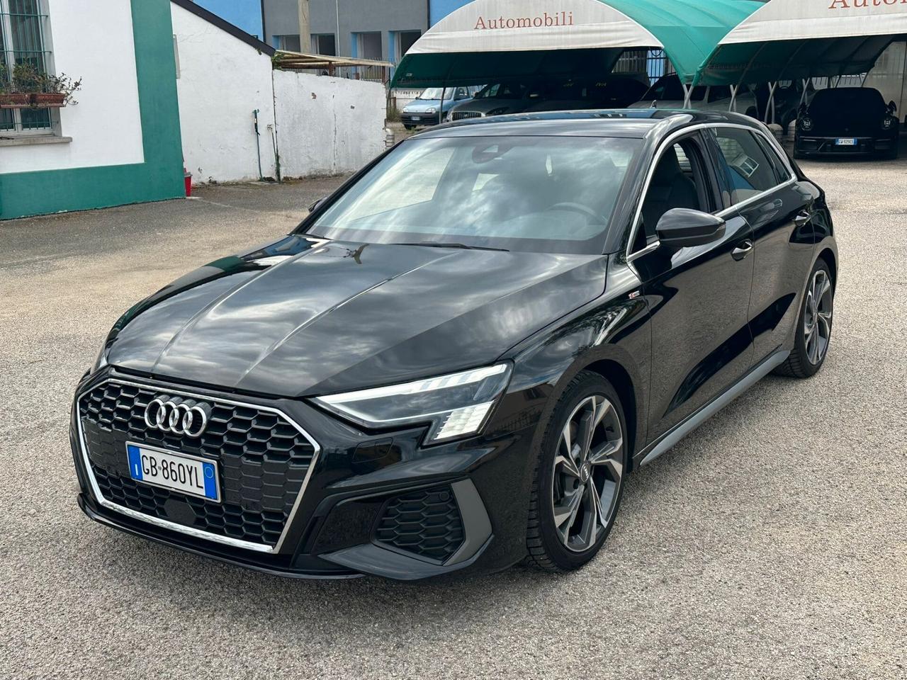 AUDI A3 SPB 35 TDI S LINE S TRONIC 150CV - STRAFULL -