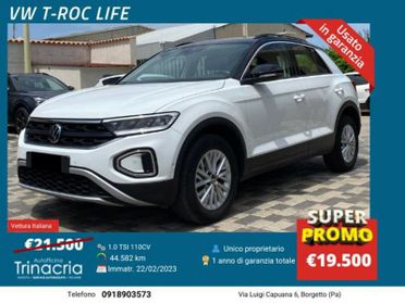 Volkswagen T-Roc Life 1.0 TSI 110 CV