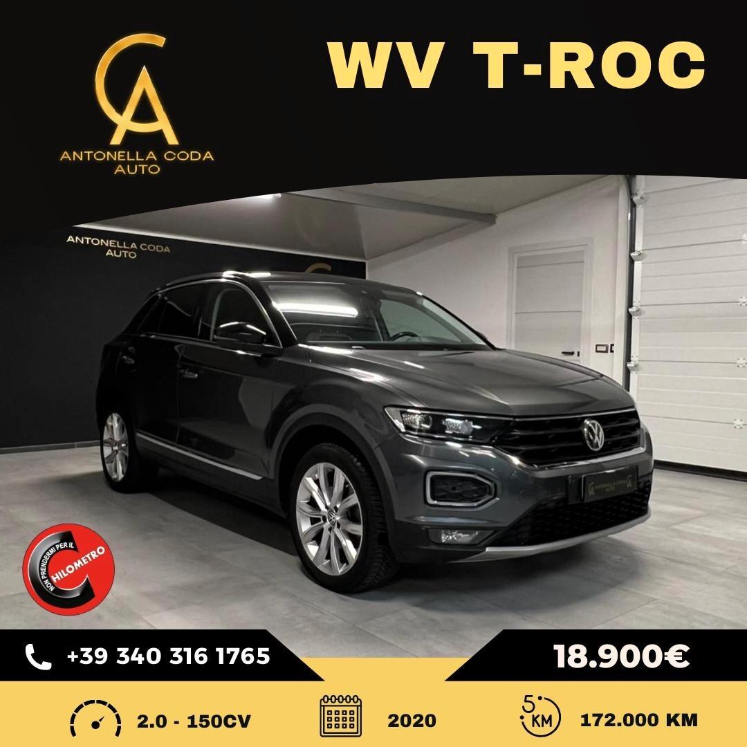 Volkswagen T-Roc 2.0 TDI SCR 150 CV Advanced BlueMotion Technology