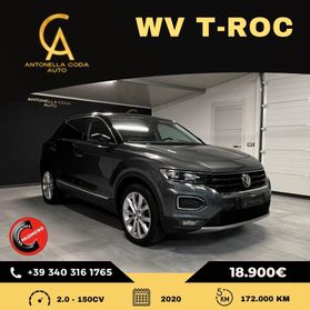 Volkswagen T-Roc 2.0 TDI SCR 150 CV Advanced BlueMotion Technology