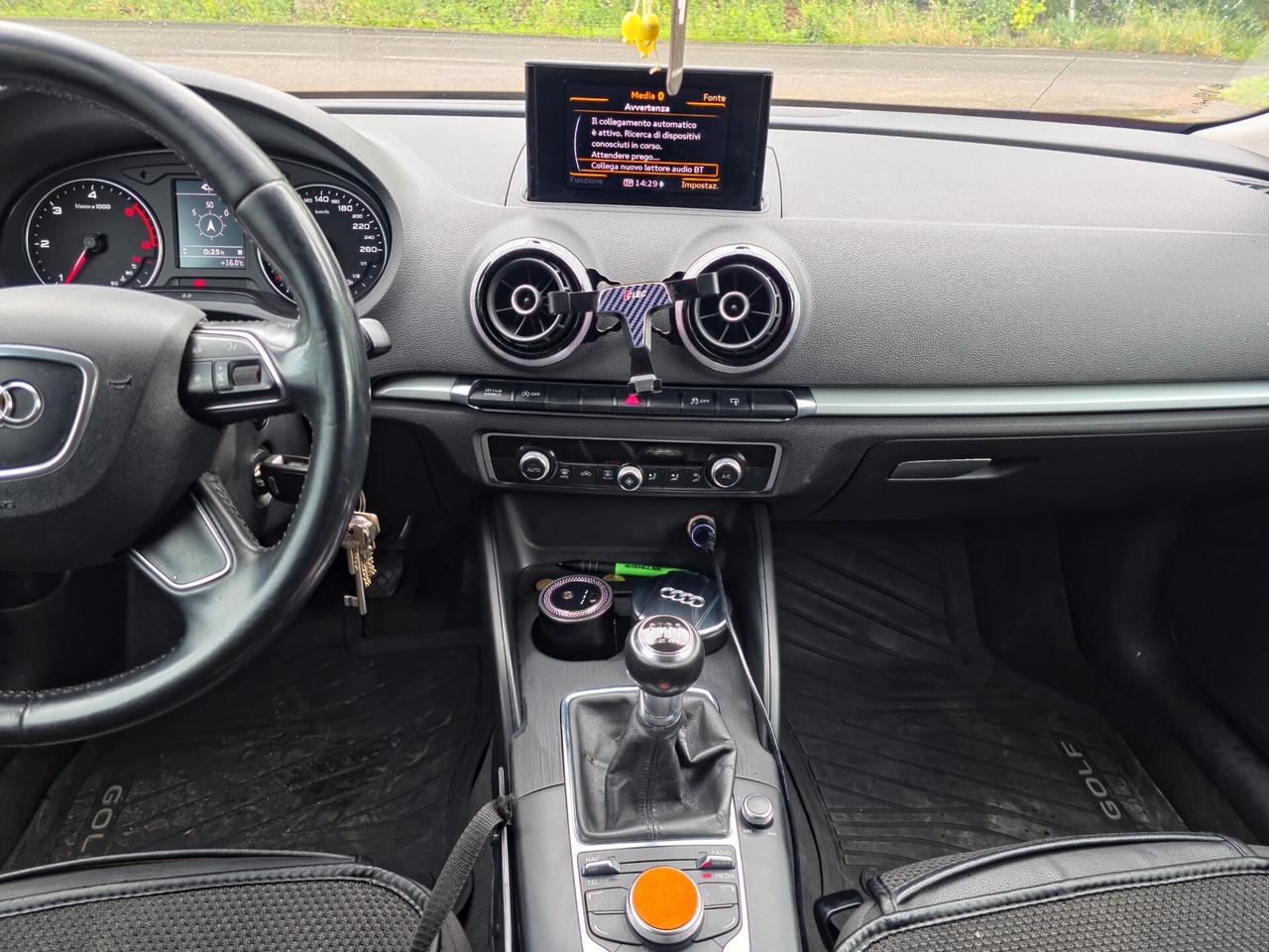 Audi A3 1.6 TDI clean diesel Ambiente CV-100 2015-E6 Manuale NEO