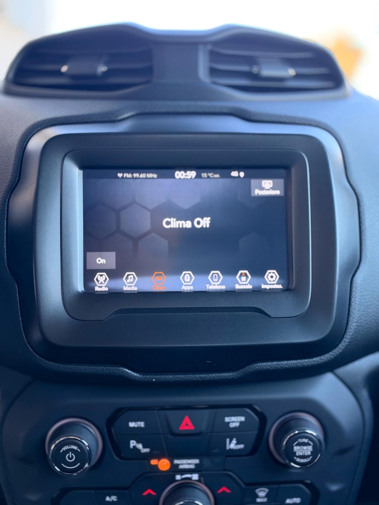 Jeep Renegade 1.6 mjt Limited 2wd 130cv NAVI,APPLE CARPLAY,ANDROID AUTO,SENSORI PARCHEGGIO,BLUETHOOT,KM CERTIFICAT
