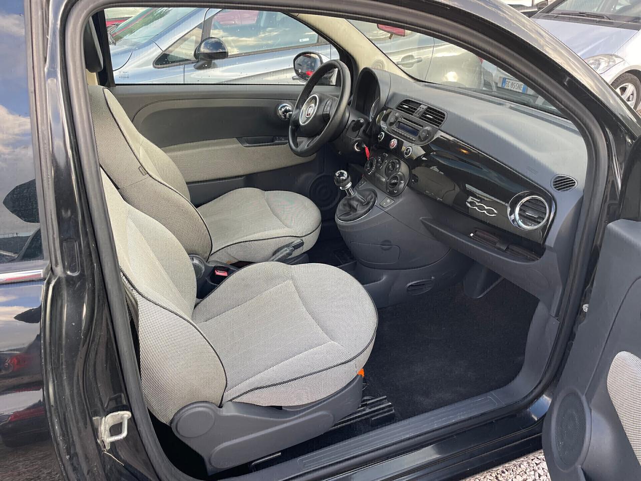 Fiat 500 1.2 BENZINA nero met. TAGLIANDO COMPLETO