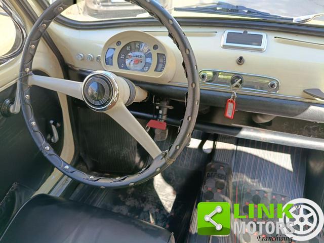 FIAT 600 D FANALONA LIBRETTO E TARGHE ORIGINALI