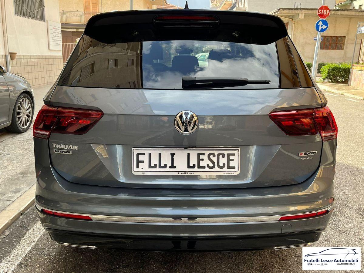 VOLKSWAGEN - Tiguan Allspace 2.0 tdi Advanced R-Line 4motion 200cv 7p.ti dsg (Sede Piano Lago)