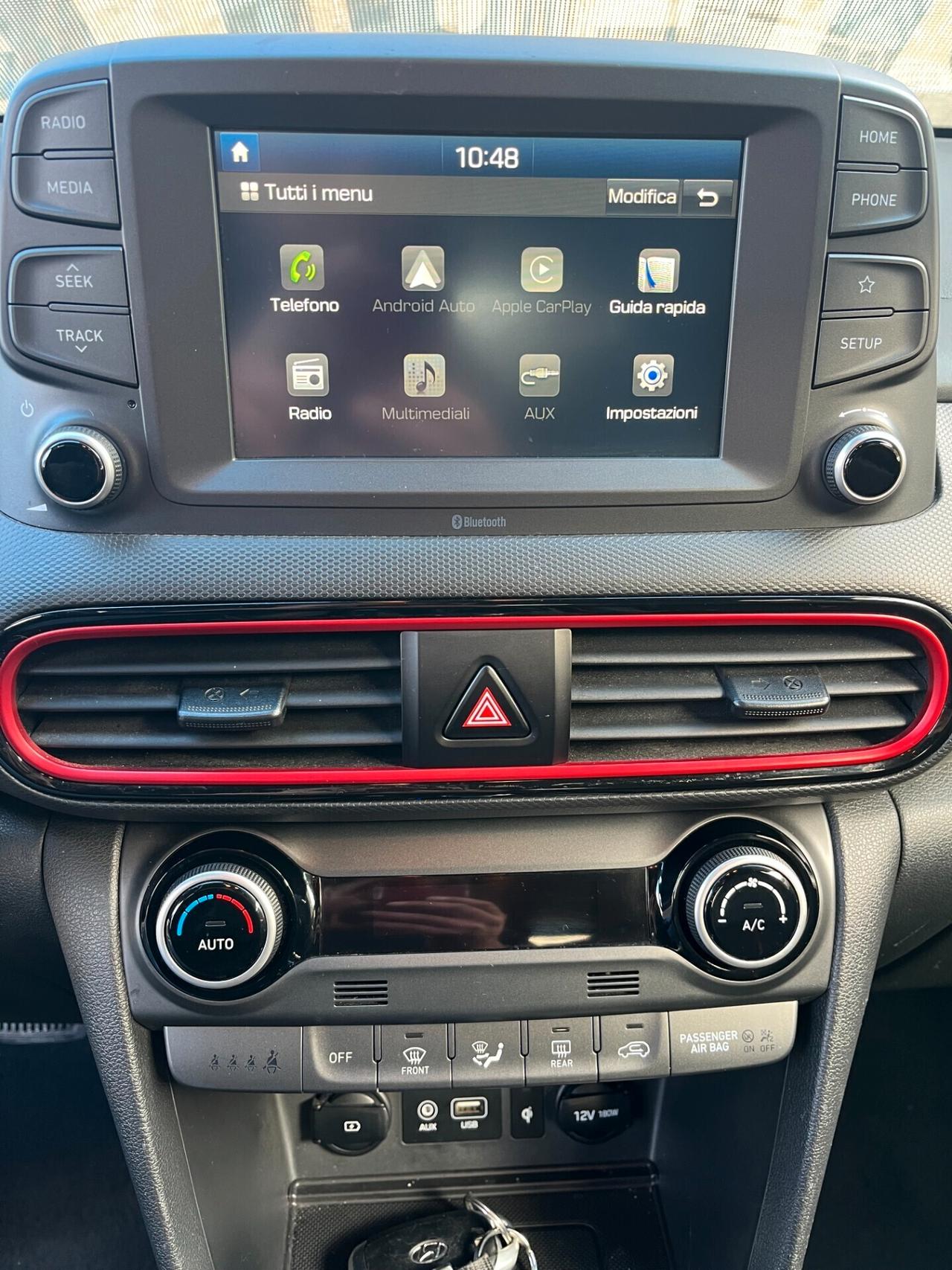 Hyundai Kona 1.6 CRDI 136 CV AUTOMATICO KM CERTIFICATI 2021