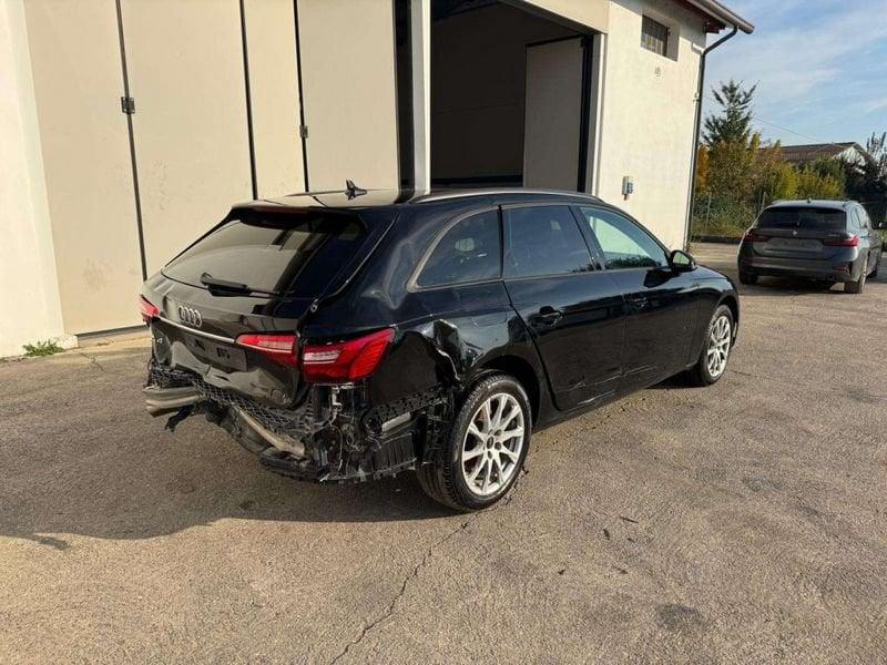 Audi A4 Avant 35 2.0 tdi mhev 163cv START - INCIDENTATA
