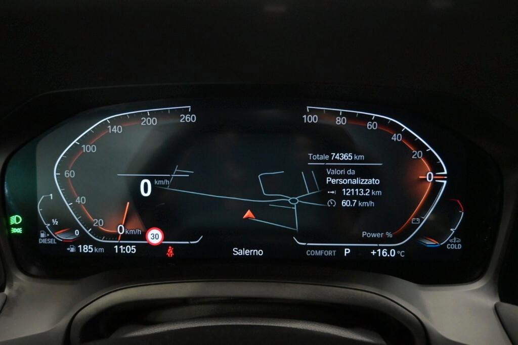 BMW 318D TOURING 150CV STEPTRONIC 48V BUSINESS ADVANTAGE ( FARI LED - BMW DIGITAL COCKPIT - CLIMA TRIZONA - CRUISE - NAVI - PDC )