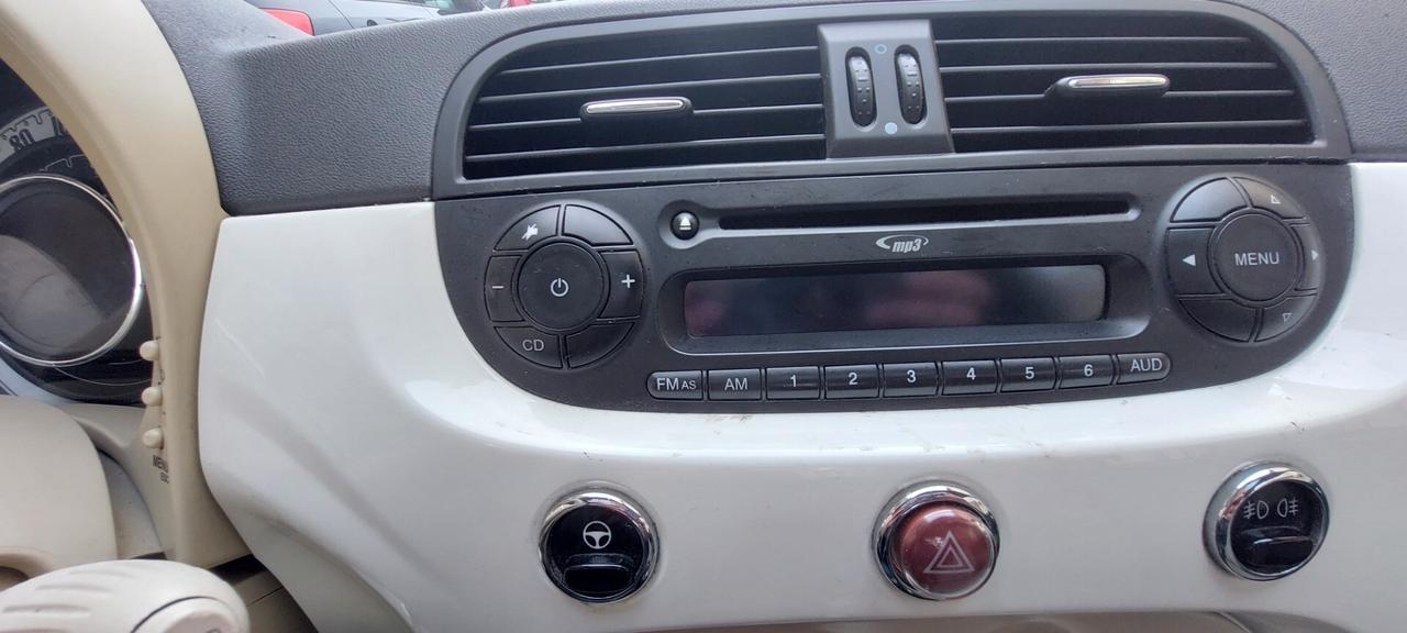 FIAT 500 LOUNGE 1,2 BENZINA TELEFONO TETTO PANORAMICO LEGA USB IMPECCABILE