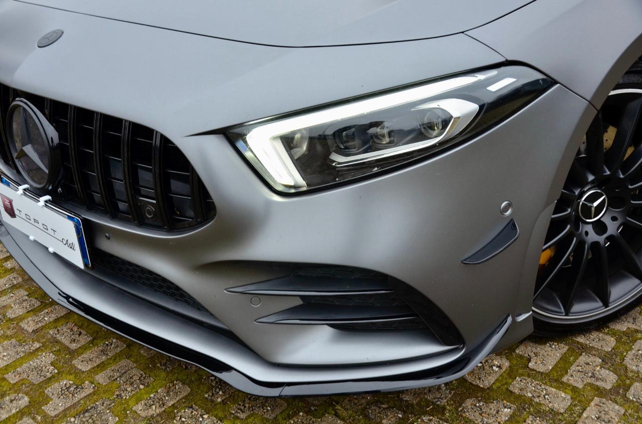 MERCEDES-BENZ A 35 AMG RACE EDITION 4MATIC 306cv AUTO, ECCELLENTI CONDIZIONI, UFF ITALIANA, EURO 6D, TETTO, NIGHT PACK, HI-FI BURMESTER, SCARICO, SOSPENSIONI ADATTIVE, MULTIBEAM, 19", PERMUTE
