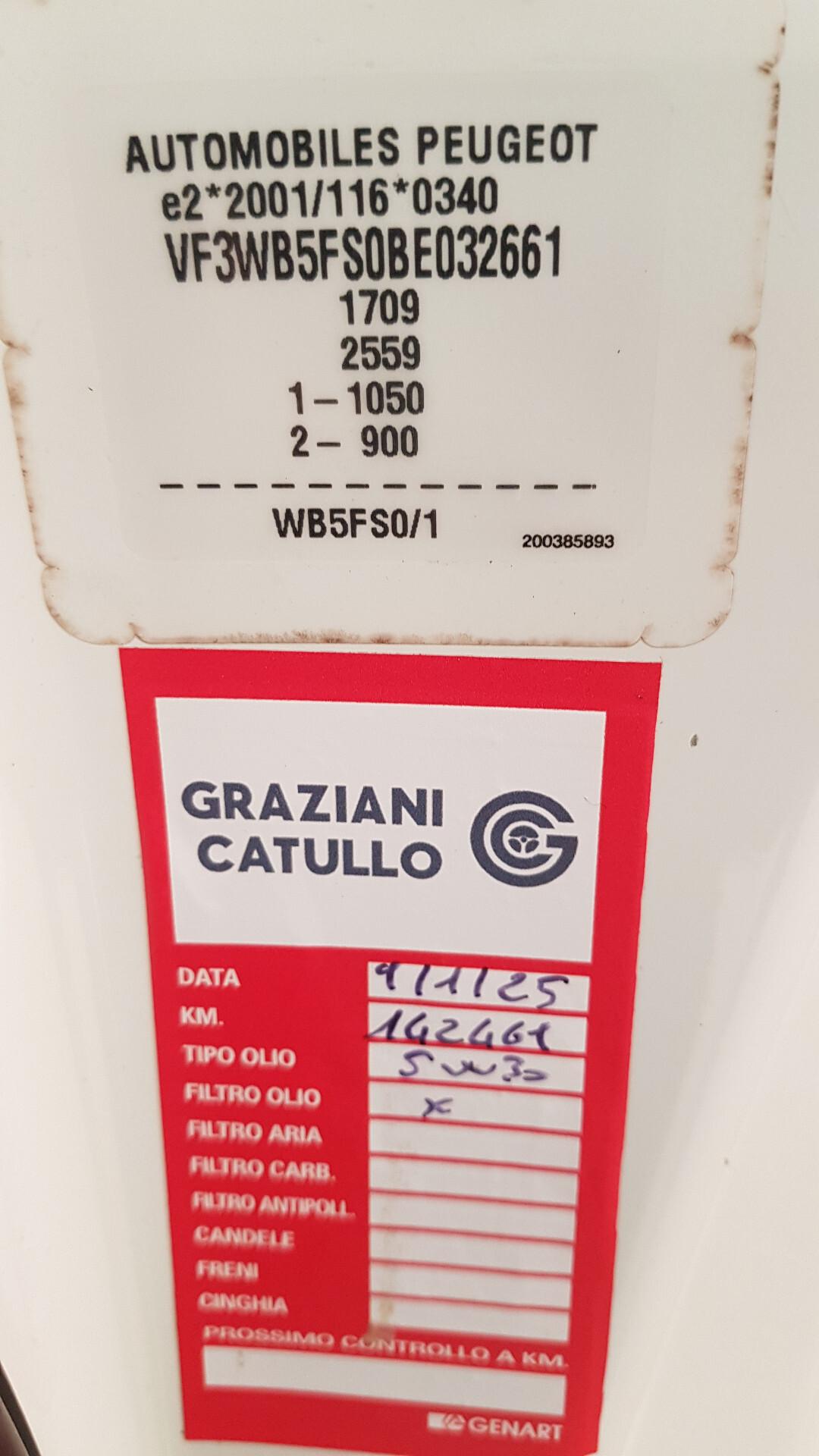 PEUGEOT 207 CABRIO 1.6 VTi 120CV 06/2011