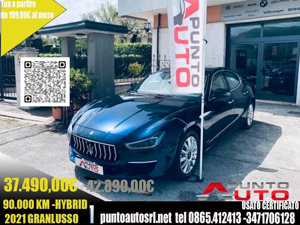 Maserati Ghibli hybrid 330 CV MHEV Granlusso PELLE CAM 360
