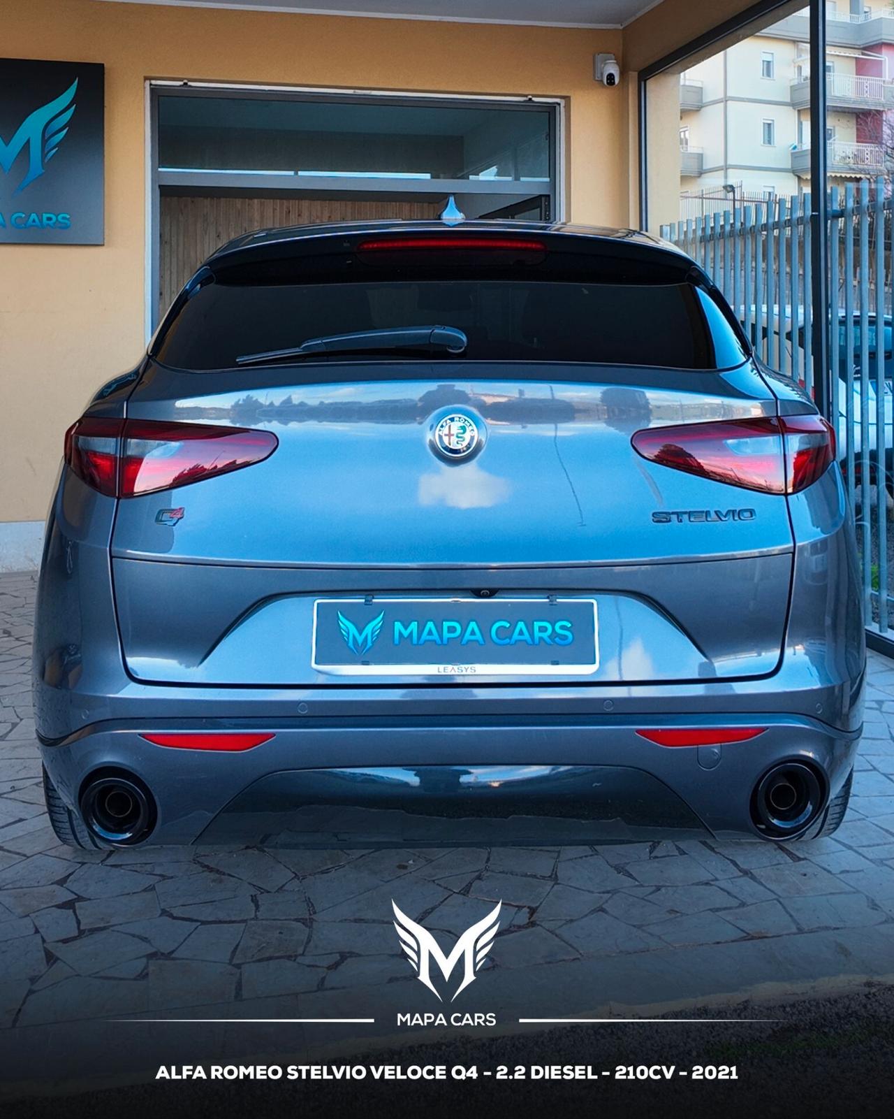 Alfa Romeo Stelvio 2.2 Turbodiesel 210 CV AT8 Q4 Veloce